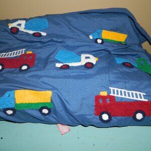 Pottery Barn Kids Mackenzie Chenille Truck Nap Mat (II-15)